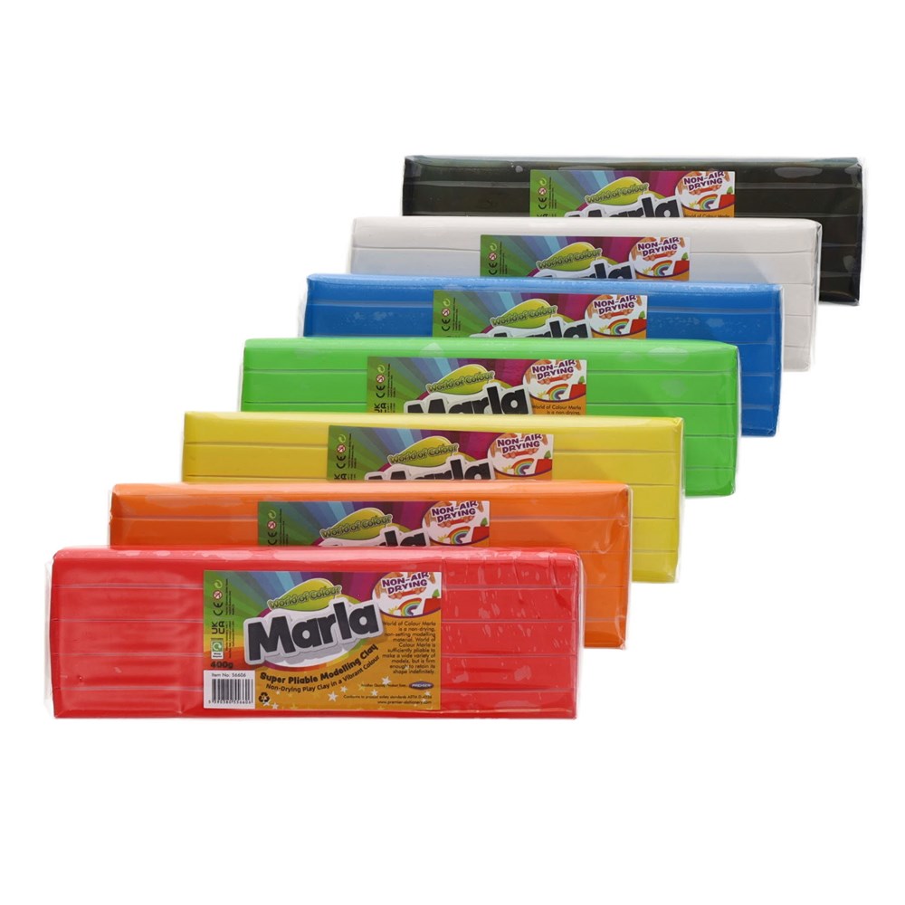 World of Colour 400g Marla Playclay Value Bundle