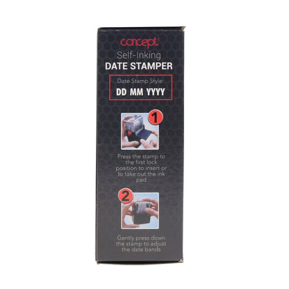 Concept Office Pro Self-Inking Date Stamper