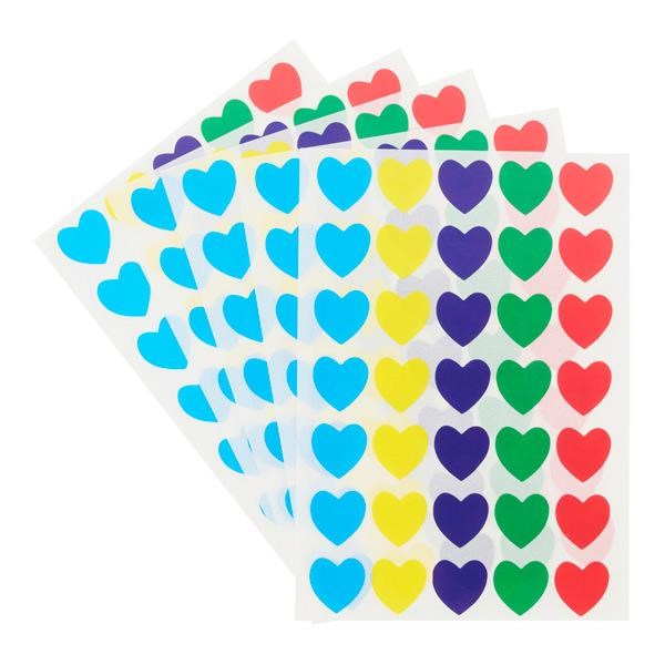 Crafty Bitz Self Adhesive Stickers - Hearts