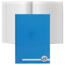 A4 160pg Hardcover Notebook - Printer Blue - ABC School Supplies
