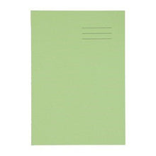 A4 Exercise Book 32 Page, Top Half Plain / Bottom 8Mm Ruled, Green - Pack Of 100 - ABC School Supplies