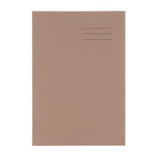 A4 Exercise Book 64 Page, 8mm Ruled With Margin, Buff - Pack of 50 - ABC School Supplies