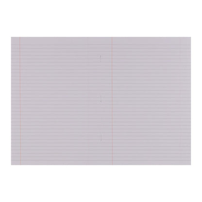 A4 Exercise Book 64 Page, 8mm Ruled With Margin, Buff - Pack of 50 - ABC School Supplies