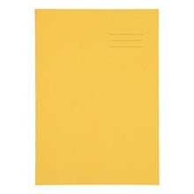 A4+ Exercise Book 80 Page, 10Mm Squared, Yellow - Pack Of 50 - ABC School Supplies
