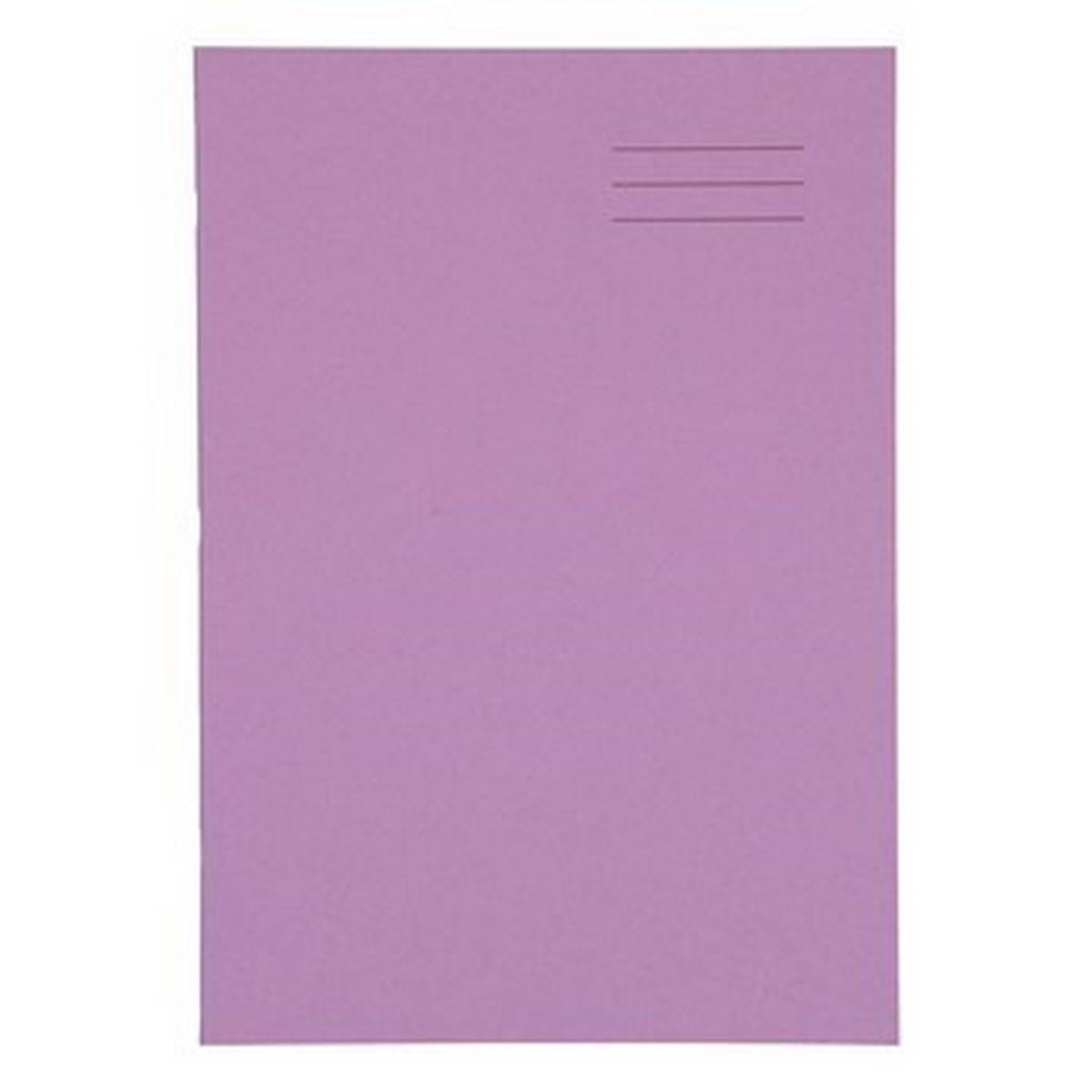 A4+ Exercise Book 80 Page, 8Mm Ruled, Purple - Pack Of 50 - ABC School Supplies