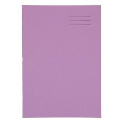 A4+ Exercise Book 80 Page, 8Mm Ruled, Purple - Pack Of 50 - ABC School Supplies