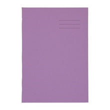 A4 Exercise Book 80 Page, 8Mm Ruled With Margin, Purple - Pack Of 50 - ABC School Supplies