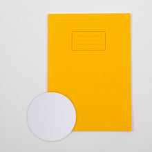 A4+ Exercise Book 80 Page, Plain Blank, Yellow - Pack of 50 - ABC School Supplies