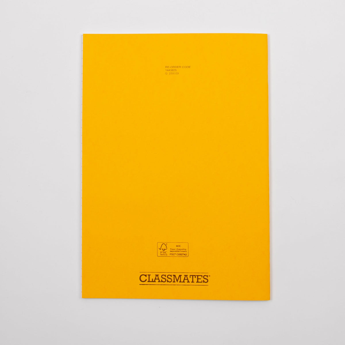 A4+ Exercise Book 80 Page, Plain Blank, Yellow - Pack of 50 - ABC School Supplies