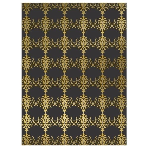 **A4 Foiled Black And Gold Card Pack Of 5 Sheets - ABC School Supplies