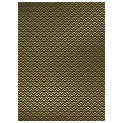 **A4 Foiled Black And Gold Card Pack Of 5 Sheets - ABC School Supplies