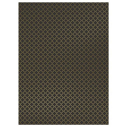 **A4 Foiled Black And Gold Card Pack Of 5 Sheets - ABC School Supplies