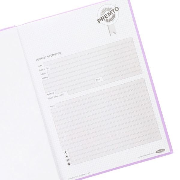 A4 Pastel 160Pg Hardcover Notebook Pack Of 5 - ABC School Supplies