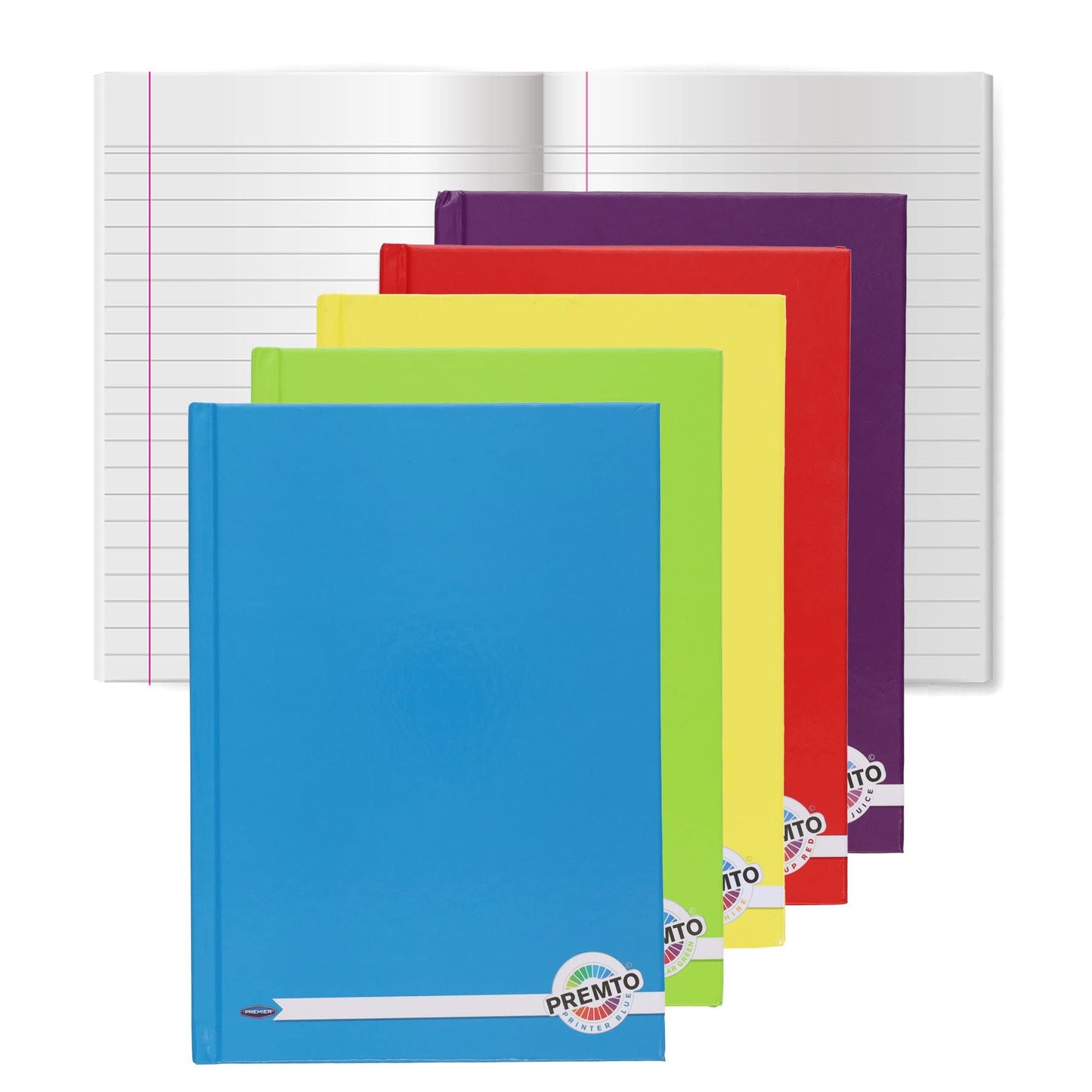A5 160pg Hardcover Notebook Pack of 5 - ABC School Supplies