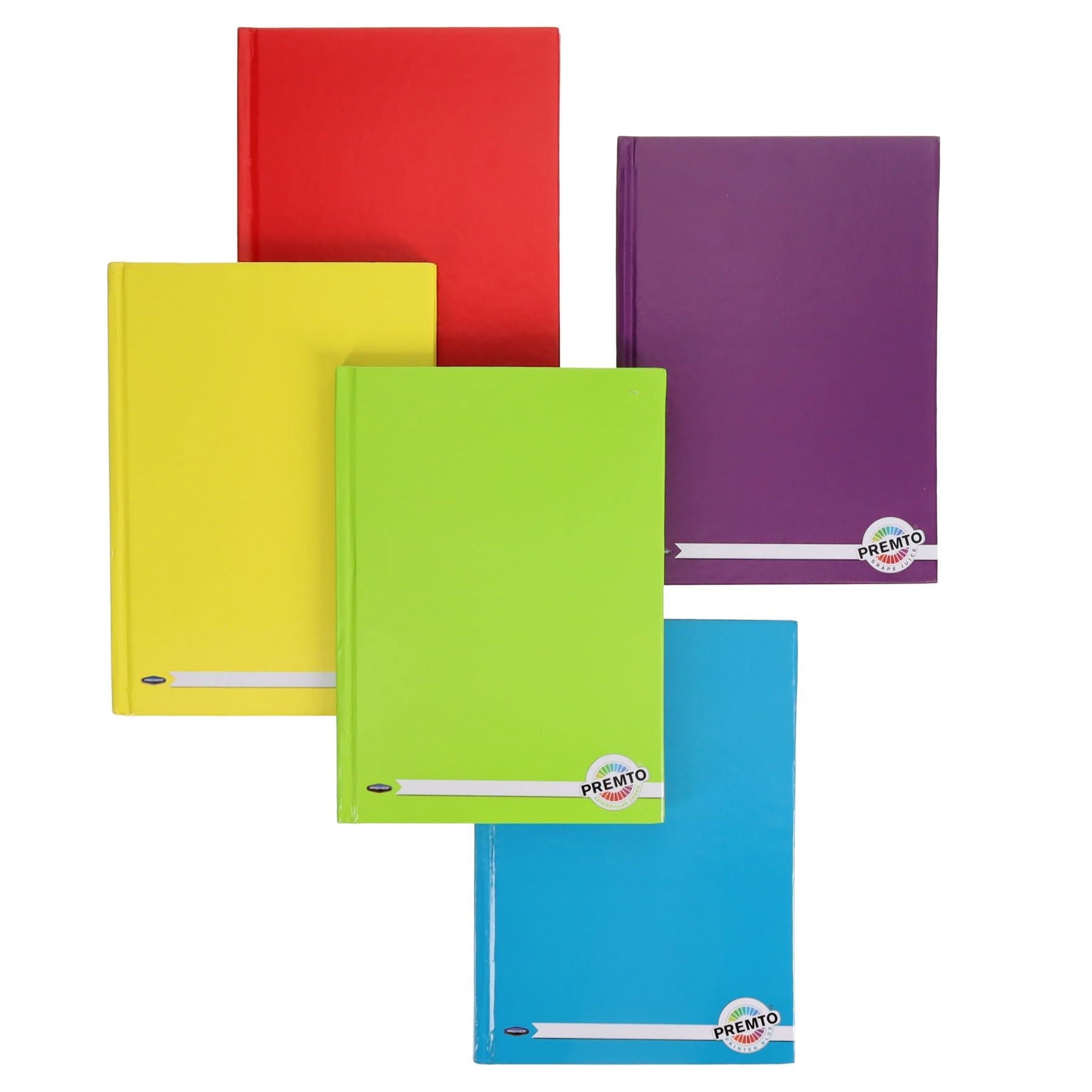 A5 160pg Hardcover Notebook Pack of 5 - ABC School Supplies