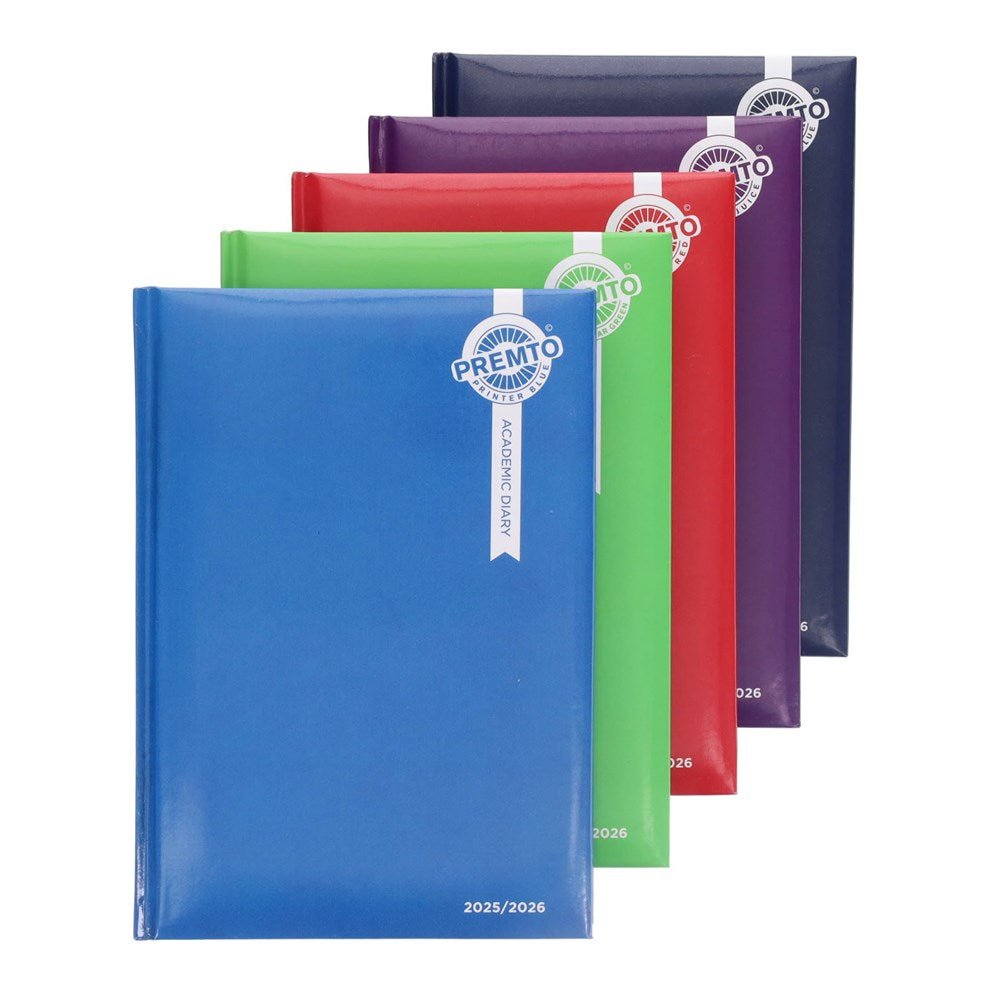 A5 2025 - 2026 Week - to - Week Academic Diary - ABC School Supplies