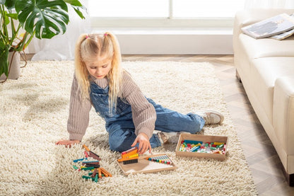 Cuisenaire Rods in 10 Colours Set of 126 pcs