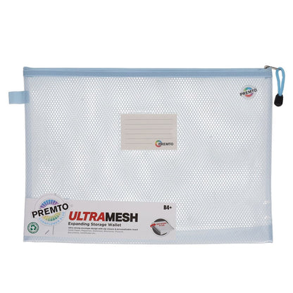 B4+ Ultramesh Expanding Pastel Storage Wallets Classpack Of 20