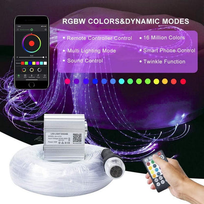 Callsky Sensory Lights 10W Fiber Optic Curtain Lights for Sensory Room