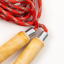 Everyday Wooden Handle Skipping Rope - Red - 10ft