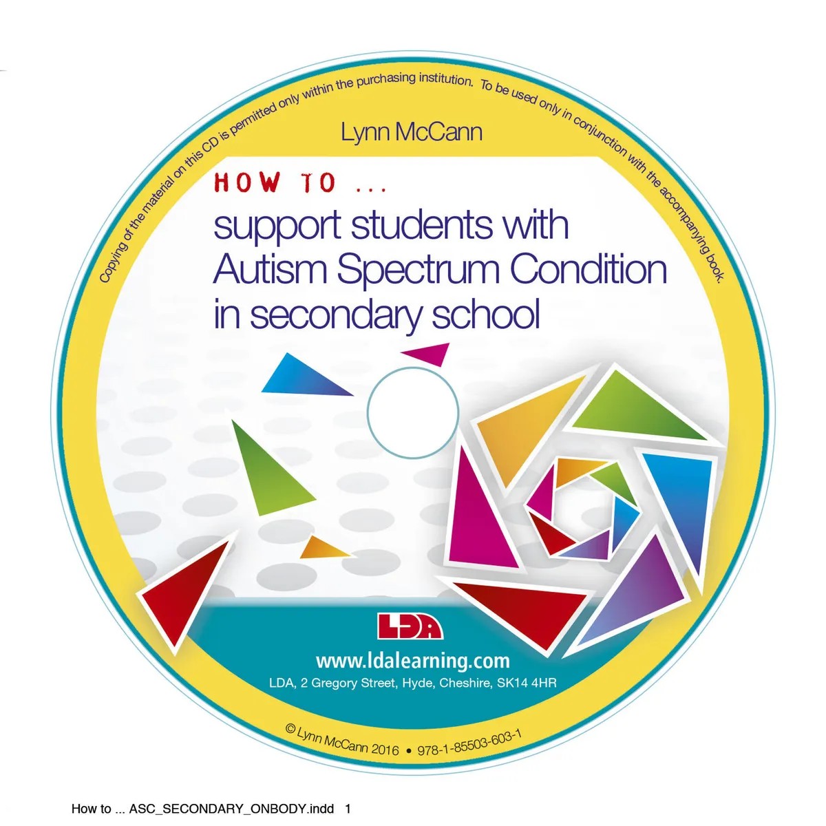 LDA How to Support Pupils with Autism Spectrum Condition in Secondary School - Book & CD