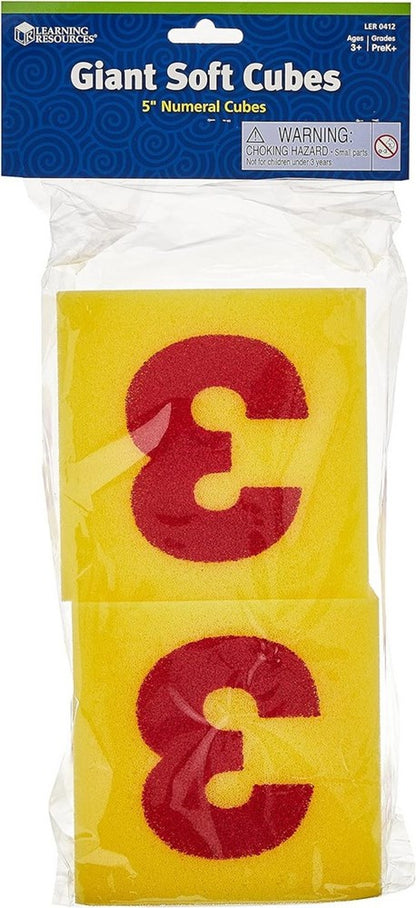 Giant Soft Number Cubes (Set of 2)