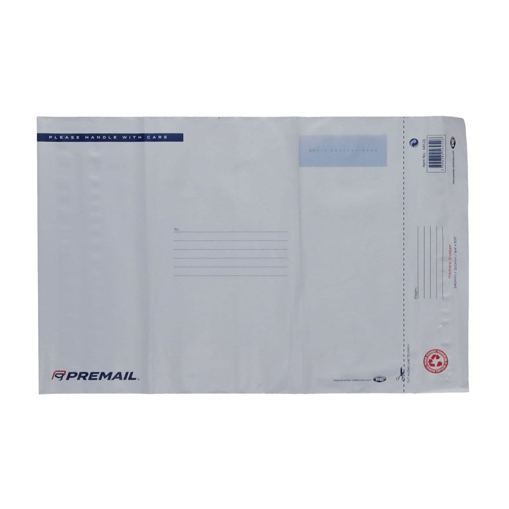 Premail Extra Strong 440X320mm Polythene Envelope Pack of 50