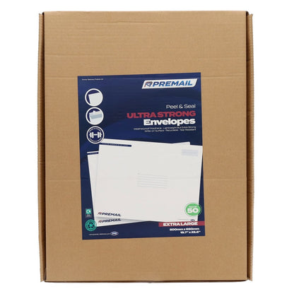 Premail Extra Strong 440X320mm Polythene Envelope Pack of 50