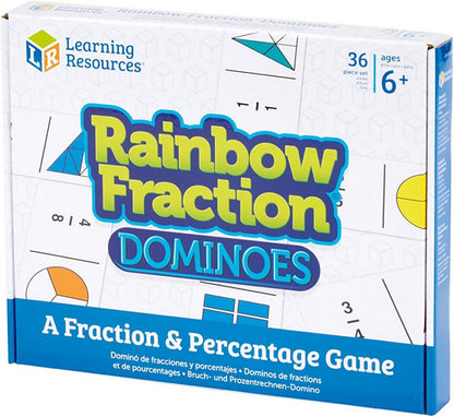 Learning Resources Rainbow Fraction Dominoes