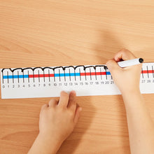 Table Top Number Lines - 0 to 50 - Pack of 10