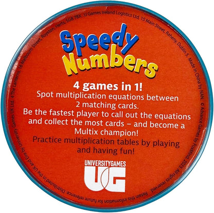 University Games Speedy Numbers Game