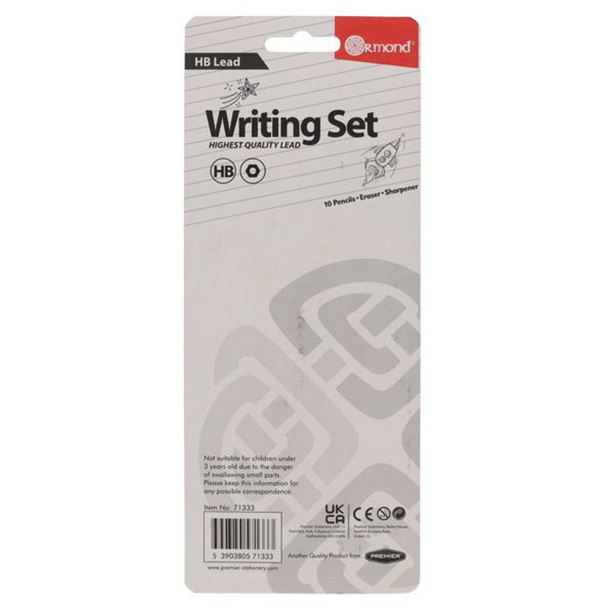 Student Solutions 12Pc Pencils Eraser & Sharpener Set