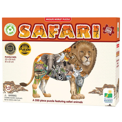 **Wildlife World Safari Puzzle 200 Pcs