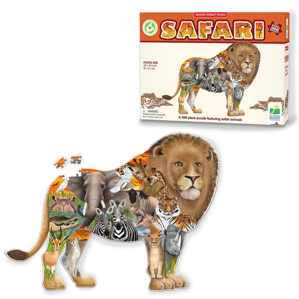 **Wildlife World Safari Puzzle 200 Pcs