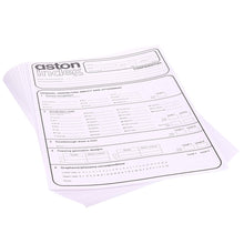 **Aston Index Score Sheets