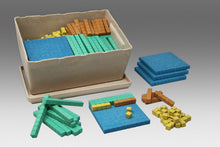 Coloured Extended Dienes Base Ten Class Set in 4 colours (452 pcs)