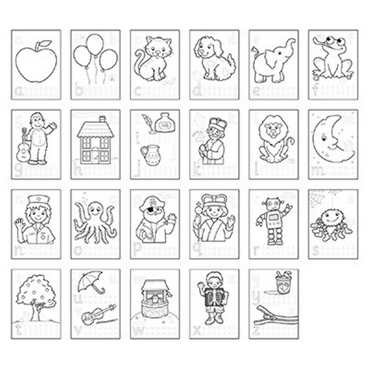 Abc Colouring Book - ABC School Supplies