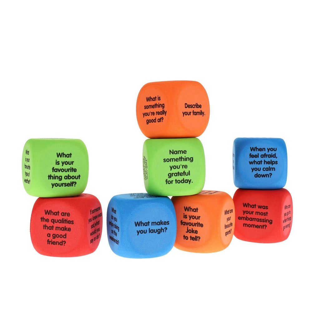 Conversation Soft Dice Tub of 8