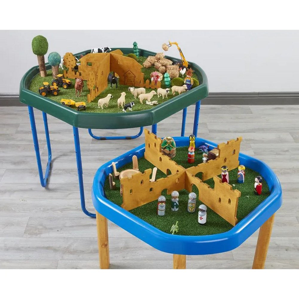 Cosy Small World Farm And Castle Scene Set Of 2