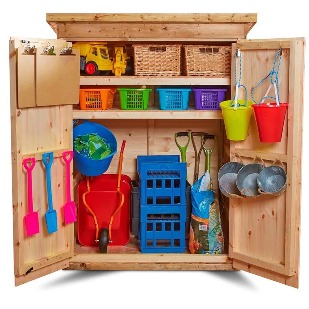 Cosy Changeable Shelving Storage Shed