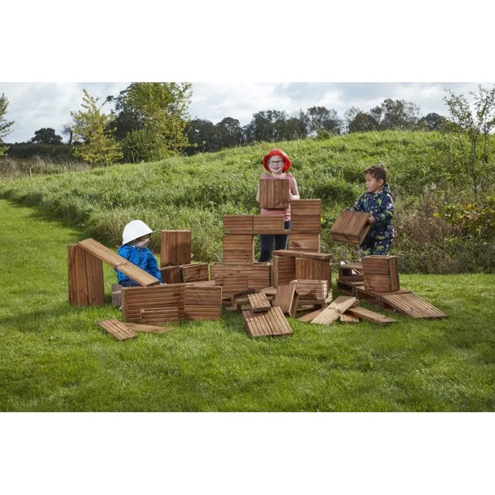 Deckciting Blocks Builders Yard Pack - Pack of 75