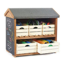 Cosy Ephgraves Outdoor Shelving With Wooden Crates