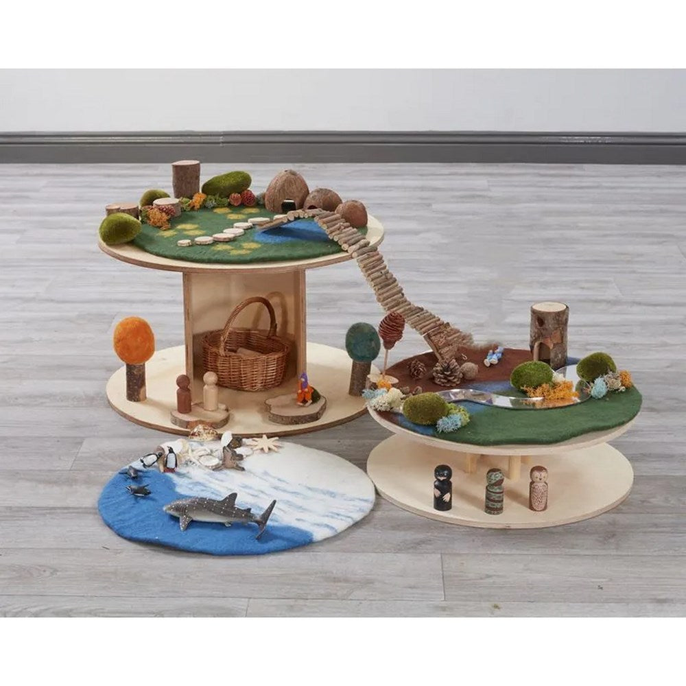 Cosy Felt Scenery Mats Set Of 3