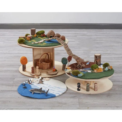 Cosy Felt Scenery Mats Set Of 3