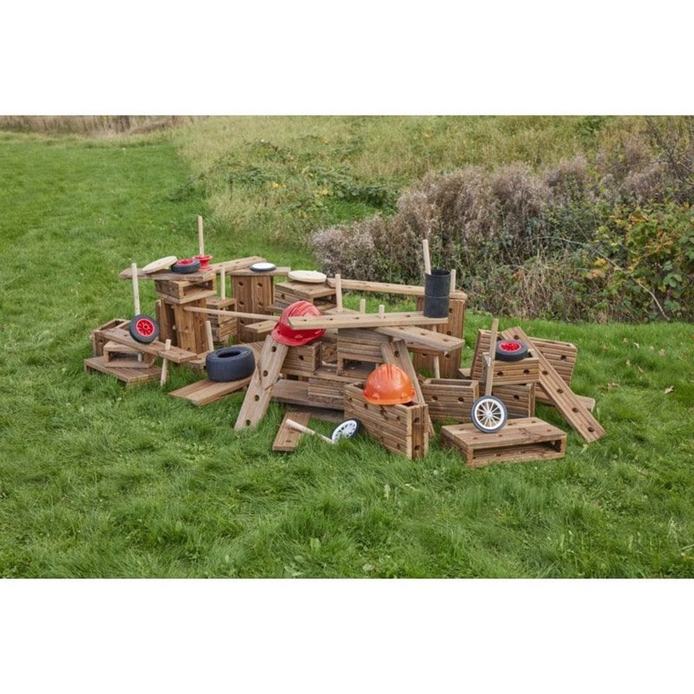 Imagineering Wooden Blocks - 50 Piece Set