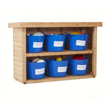 Cosy Ephgraves Outdoor Large Tub Storage Shelving Unit 6 Tub Store