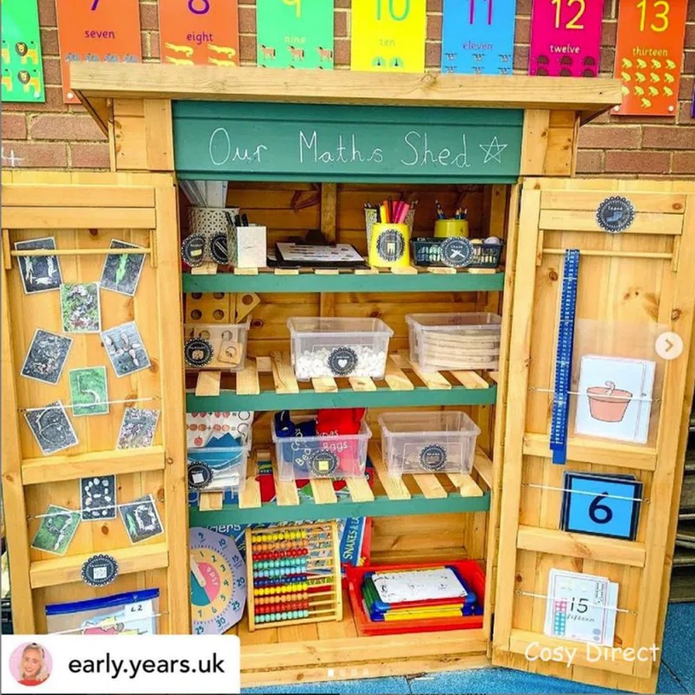 Cosy Maths Outdoor Counting Shed