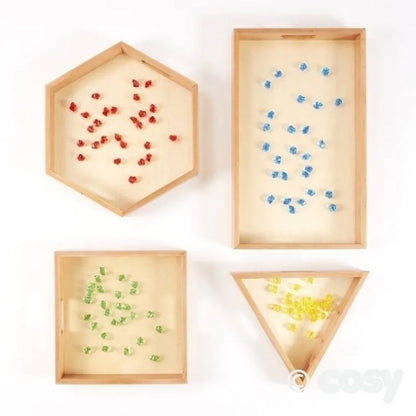 Maths Shape Trays - Set of 4