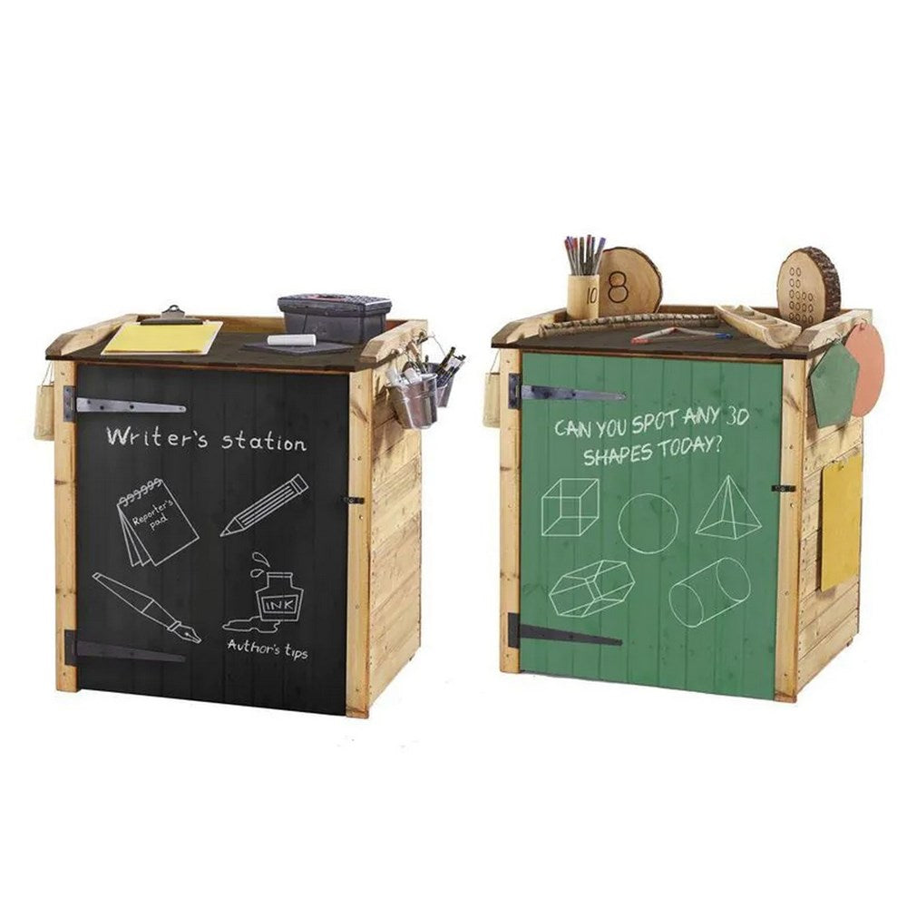 Cosy Shedlets Writing And Maths Shedlet Duo Set Of 2