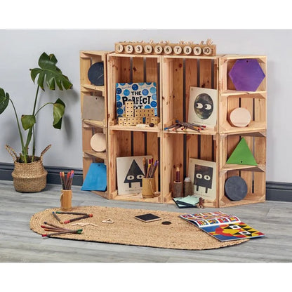 Cosy Natural Crates Set Of 4
